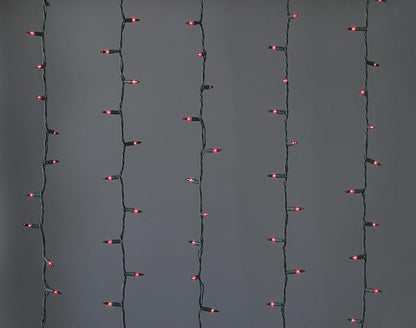 Brite Star 100 Count Mini String Christmas Lights, Purple - 22 feet Indoor/Outdoor Christmas Tree Lights with Green Wire