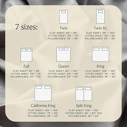 LuxClub 4 PC Cal King Size Sheet Set Bed Sheets, Breathable Luxury Deep Pockets Wrinkle Free Cooling Sheets Machine Washable Hotel Bedding (Cal King, Striped Light Grey)