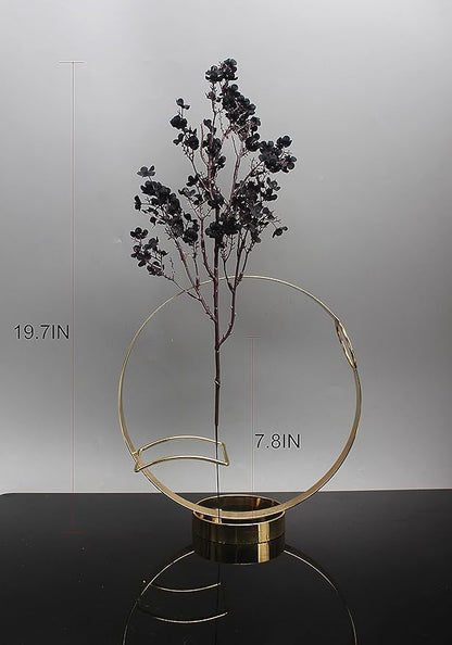 20pcs Babys Breath Artificial Flowers Gypsophila Bouquet Bulk Fake Spring Silk Small Flowers Real Touch Faux Floral for Home Kitchen Garden Wedding Christmas Halloween Party DIY Decor (Black)