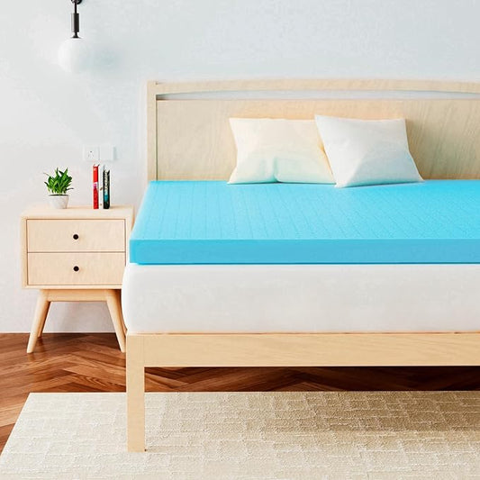 2 Inch Twin XL (39"x80") Memory Foam Mattress Topper, Cooling Gel Infused Mattress Pad, Soft Bed Topper for Pressure Relief Back Pain, Breathable, CertiPUR-US Certified