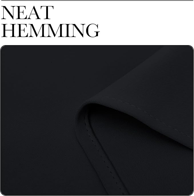 NICETOWN Door Curtain 80 Inch Length for Doorway Privacy, Room Divider Curtain Cover, Blackout Temporary Insulated Closet Drape for Bedroom Closet (1 Panel, 6.7ft Tall x 2.8ft Wide, Black)