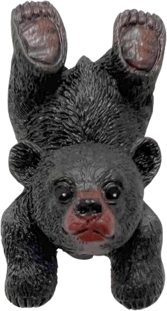 BestGiftEver Black Bear Drawer Pull and Cabinet Knob - Rustic Decor Dresser Hardware, Ideal for Mountain, Cabin, Lodge or Woodland Home Decorations with Wildlife Charm (Handstand Playing Bear)