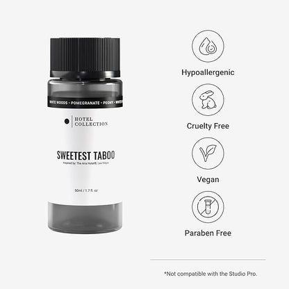 Hotel Collection Diffuser Oil - Sweetest Taboo - Aromatherapy Essential Fragrance Oil - White Woods, Pomegranate, and Peony - 50mL 1.7 Fl oz