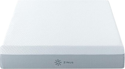 ZINUS 12 Inch QUADCOOL Memory Foam Mattress, King, Cool to Touch Soft Knit Cover, Cooling Gel Infusion, CertiPUR US Certified