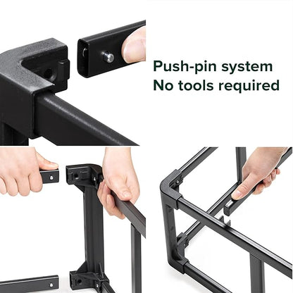 ZINUS 5 Inch Queen Metal Smart Box Spring with Quick Assembly, Mattress Foundation, Strong Metal Frame, Easy Assembly