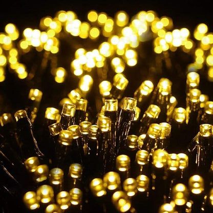Quntis 82ft 1000 LED Cluster Christmas String Lights - Dark Green Wire Tree Lights - 8 Modes Outdoor Waterproof Plug-in for Holiday, Wedding, Party, Home Decor, Warm White