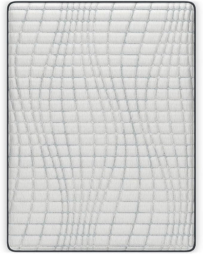 Signature Design by Ashley Hybrid 1200 12" Firm Moisture Wicking Mattress with Charcoal-Infused Gel Memory Foam and Edge Support for Pressure Relief, Temperature Regulating, King, Fiberglass Free