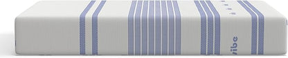 Vibe Gel Memory Foam Mattress, 12-Inch CertiPUR-US Certified Bed-in-a-Box, Twin, White