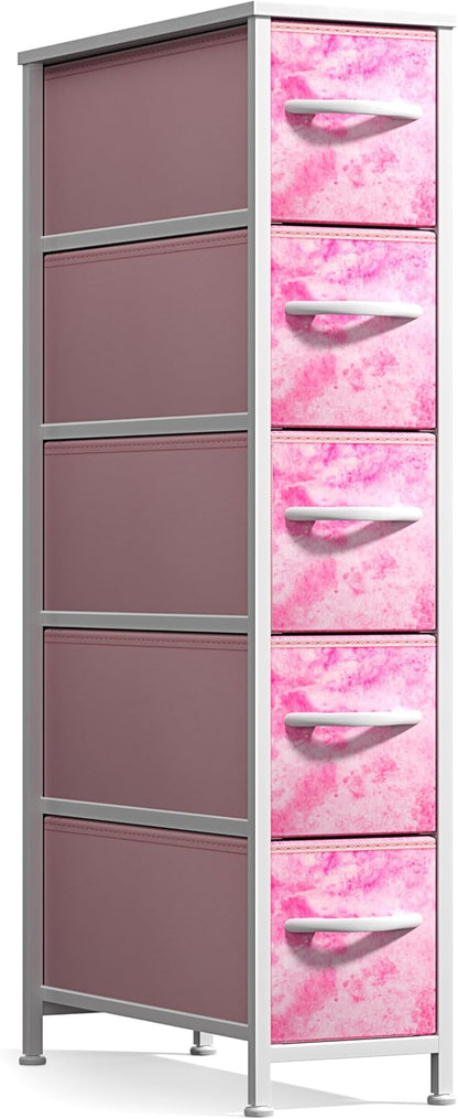 Sorbus Kids Dresser with 5 Drawers - Storage Unit Organizer Chest for Clothes - Bedroom, Kids Room, Nursery, & Closet