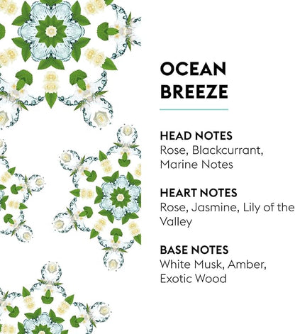 MAISON BERGER Lampe Berger Giftset - Home Fragrance Diffuser - Includes 2 Fragrances So Neutral and Ocean Breeze - 250 milliliters - 8.45 Fluid Ounces (Starter Square)