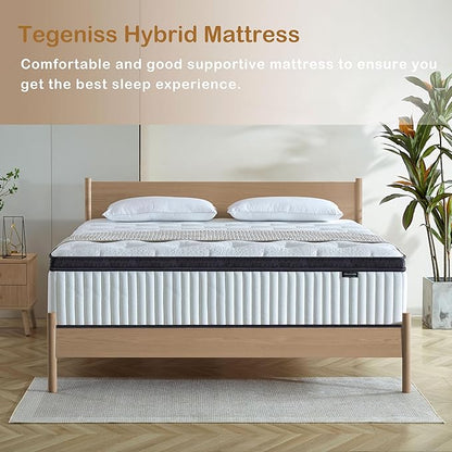 King Size Mattress, 12 Inch King Size Memory Foam Mattress in A Box for Comfort Sleep & Pain Relief, CertiPUR-US Certified, Medium Firm Mattresses