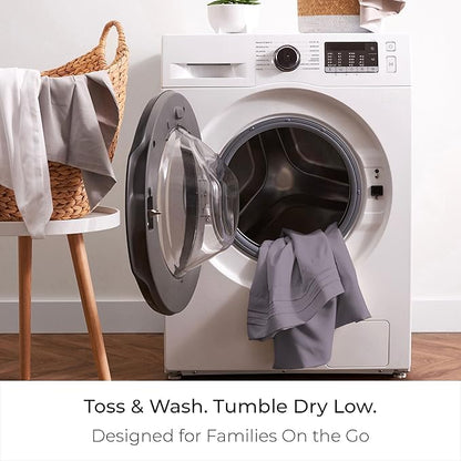 Mellanni California King Sheets Set - 4 PC Iconic Collection Bedding - Hotel Luxury, Extra Soft, Cooling Bed Sheets - Wrinkle, Fade, Stain Resistant (Cal King, Hazy Lilac)