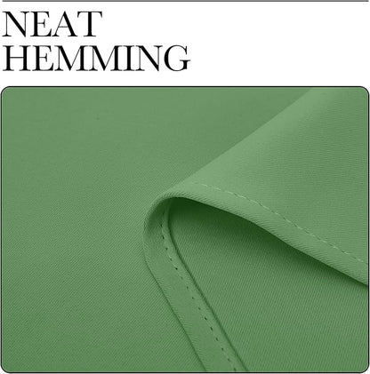 NICETOWN Froest Green Blackout Curtains 86 inches Length for Living Room, 2 Panels, 55" Wide, Thermal Insulated Long Drapes for Large Window