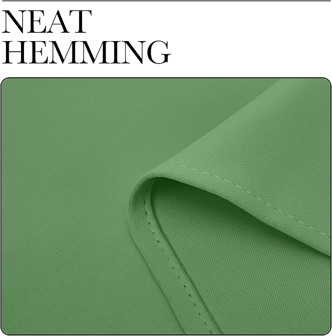 NICETOWN Froest Green Blackout Curtains 96 inches Length for Living Room, 2 Panels, 55" Wide, Thermal Insulated Long Drapes for Large Window