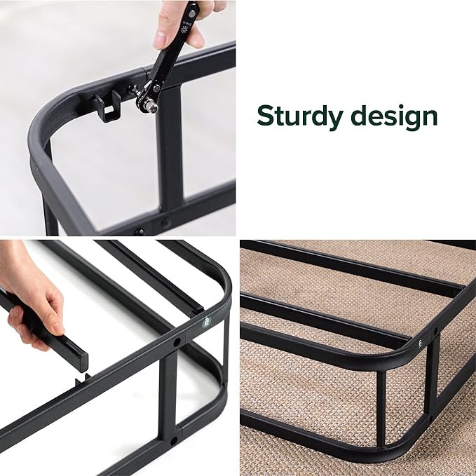 ZINUS 7 Inch Twin XL Metal Smart Box Spring, Mattress Foundation, Strong Metal Frame, Easy Assembly