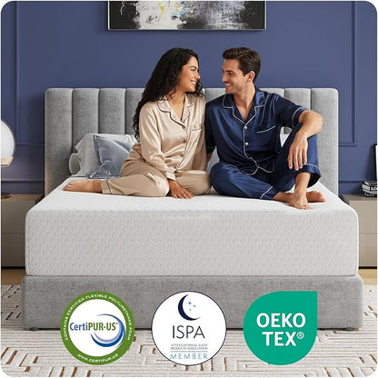 Avenco Full Size Mattress, 12 Inch Full Mattress in a Box with Comfort Memory Foam for Comfort Sleep & Pain Relief, Guestroom Bed Mattresses, CertiPUR-US Certified Full Mattresses