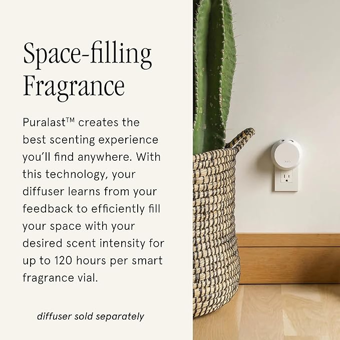 Pura & K. Hall Designs Home Scent Refill - Smart Home Air Diffuser - Up to 120-Hours of Premium Fragrance per Refill - Household Essential - Clean Diffuser Fragrance - 2 Pack, Gingerbread