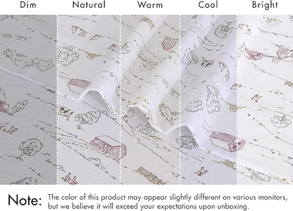 RUVANTI Flannel Sheets Twin XL Size - 100% Cotton Double Brushed Twin XL Sheet Sets, Deep Pockets 16 Inches, All Seasons Breathable & Extra Soft Bed Sheets, Warm & Cozy, 3 Piece, Rustic Homestead
