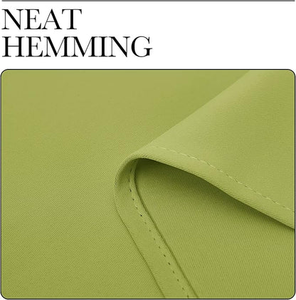 NICETOWN Fresh Green Blackout Curtains 102 inches Length for Living Room, 2 Panels, 55" Wide, Thermal Insulated Long Drapes for Large Window