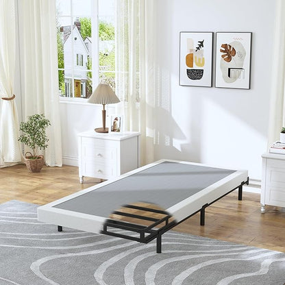 3 Inch Low Profile Box Spring Twin XL for Twin XL Bed,Heavy Duty Mattress Foundation,Metal Bed Base,Non Slip/Easy Assembly