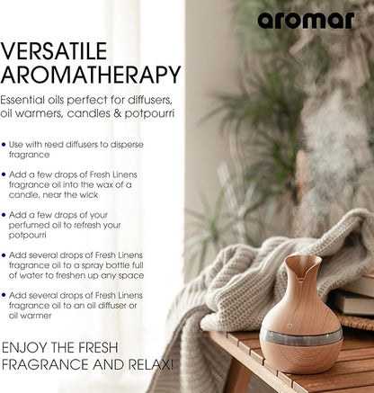 AROMAR Premium Fragrance Oil - Essential Oil for Diffusers & Home Aromatherapy - Lavender Fields - 8oz