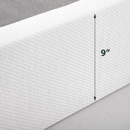 Zinus Jayanna 9 Inch High Profile BiFold Box Spring / Folding Mattress Foundation / Strong Steel Structure / No Assembly Required, Full
