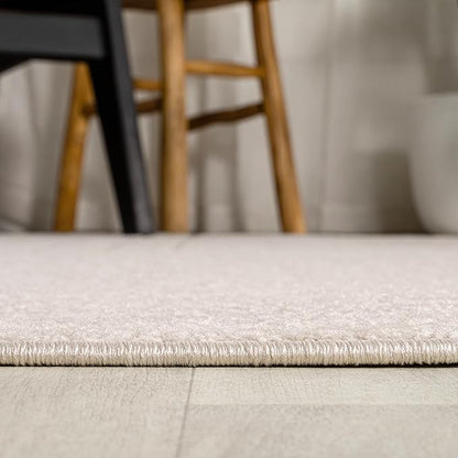 Eyely NCS101A-14 Scandinavian Odense Minimalist Angle Geometric Indoor Rug, Pet Friendly, Non-Shedding, Stain Resistant, Easy-Cleaning, Ivory/Cream, 10 ft. x 14 ft., Indoor/Outdoor, Area Rug