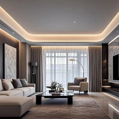 COB LED Strip Lights Warm White,24V Dimmable led Light Strip KIT with Remote and app Control,3000K 50FT/15m 8mm Wide Ra>90 Cuttable Flexible Strip Lights for Bedroom,Shelf,Cabinet