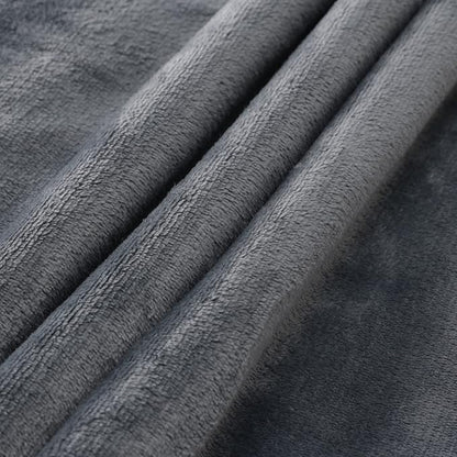 NANPIPER King Size Sherpa Blanket, Soft Fleece Throw for Bed, Reversible Thick Fuzzy Blanket for Winter (Grey, 90x108 inches)