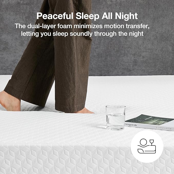 Novilla Full Size Mattress, 10 Inch Memory Foam Mattress Full for Pressure Relief & Comfort Sleep, Removable Washable Cover,CertiPUR-US Certified Mattresses in a Box, Plush