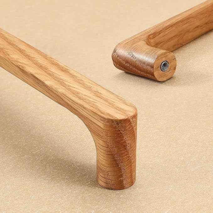Burlywood Round 5 in 10 pcs Wooden Drawer Pulls Handle pulls for cabinets Kitchen Cabinet Drawer pulls Cabinet Door Pull