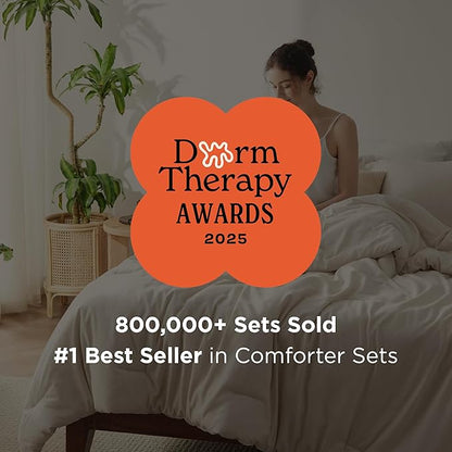 Bedsure Full Comforter Set - Black Soft Bedding for All Seasons, Cationic Dyed Bed Set, 3 Pieces, 1 Full Size Comforter (82"x86") and 2 Pillow Shams (20"x26"+2")