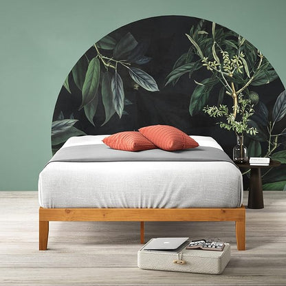 ZINUS Alexia Wood Platform Bed Frame, Solid Wood Foundation, No Box Spring Needed, Wood Slat Support, Easy Assembly, Rustic Pine, Full