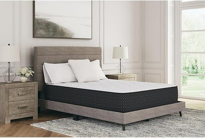 Signature Design by Ashley Limited Edition Plush 12 Inch Hybrid Mattress with Gel Memory Foam and Edge Support for Cool Sleep and Pressure Relief, Twin XL, Fiberglass Free, Mattress In A Box