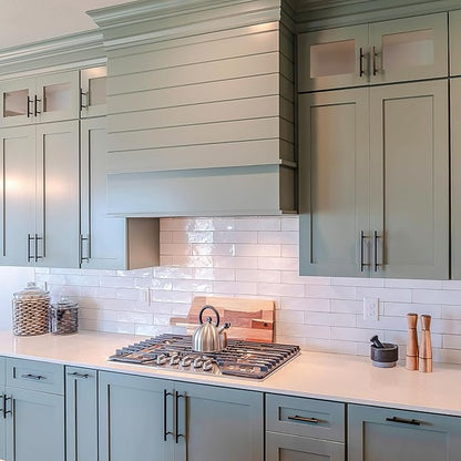 JOY DECOR 60 Pack Cabinet Handles, Black Cabinet Pulls, 8-3/4 in Hole Center Kitchen Hardware, Stainless Steel T Bar Handles for Dresser Drawers