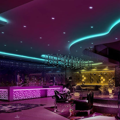 DAYBETTER Led Strip Lights 200ft, RGB Led Light Strip with 44Keys Remote Controller, Color Changing Led Lights for Bedroom 100 ft of 2 Rolls