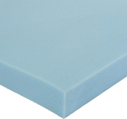 Amazon Basics Twin Mattress Topper, Cooling Gel-Infused, CertiPUR-US Certified, 2 Inches, Blue