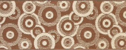 Custom Length Cut to Size Modern Farmhouse Carpet Runner Rug for Hallways, Non Slip Rubber Backed, 31 inch Wide X Customized Length, Geo Brown, 31 inch X 7 feet
