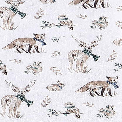 Eddie Bauer - Full Sheets, Cotton Flannel Bedding Set, Brushed For Extra Softness, Cozy Home Decor (Woodland Friends, Full)