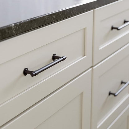 Franklin Brass Francisco (5-Pack) Cabinet Handles 5-1/16' Hole Center Deep Bronze Kitchen Drawer Pulls Dresser, Furniture Hardware P29618K-324-B