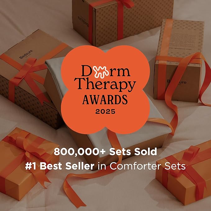Bedsure King Size Comforter Set - Beige King Comforter Set, Soft Bedding for All Seasons, Cationic Dyed Bedding Set, 3 Pieces, 1 Comforter (104"x90") and 2 Pillow Shams (20"x36"+2")