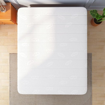 Swbvs Twin Mattress, 10 Inch Memory Foam Single Bed Mattress with Innerspring Hybrid Mattress in a Box Pressure Relief & Supportive Twin Size Mattress