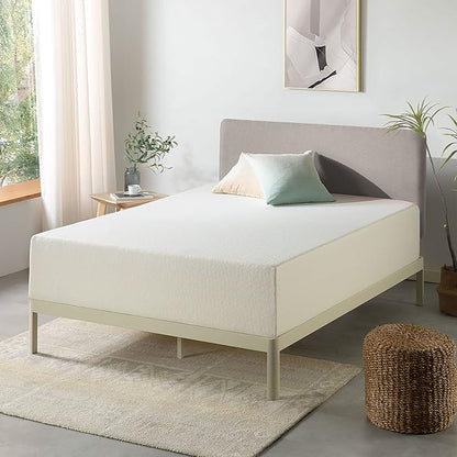 Best Price Mattress 14" Signature Green Tea Memory Foam Mattress, Twin, White