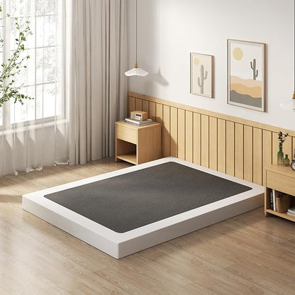 EMODA 5 Inch California King Box Spring Bed Base, 3000 LBS Heavy Duty Metal Mattress Foundation with Fabric Cover, Easy Assembly