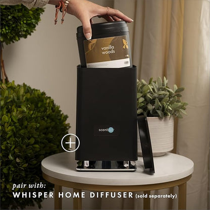 ScentAir Whisper Home Monthly Plug-in Refill, Fragrance Cartridge for Home and Office, Vanilla Woods