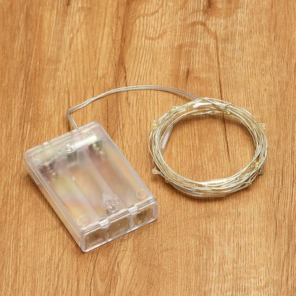 XINKAITE Fairy Lights - Waterproof LED Starry String Lights for Indoor & Outdoor DIY Decoration, Home Parties, Christmas Holiday (10FT/3Meters, Pink)