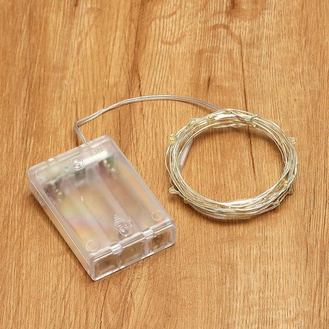 XINKAITE Waterproof LED String Lights - Fairy Starry Lights for Indoor & Outdoor DIY Decoration, Home Parties, Christmas Holiday (10FT/3Meters, Multicolor)