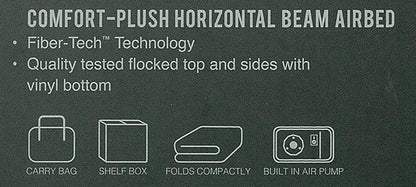 Intex Comfort Plush Elevated Dura-Beam Airbed with Built-in Electric Pump