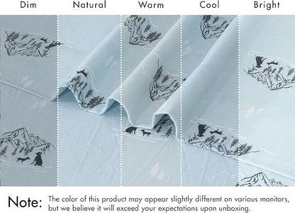 RUVANTI Flannel Sheets Twin Size - 100% Cotton Double Brushed Twin Sheets Set, Deep Pockets 16 Inches, All Seasons Breathable & Extra Soft Bed Sheets, Warm & Cozy, 3 Piece, Soul Dog