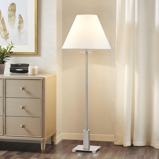 Linnea Accent Lamp – Gunmetal Finish, Modern Decorative Lamp for Bedroom or Living Room, Sleek Commercial Grade Design